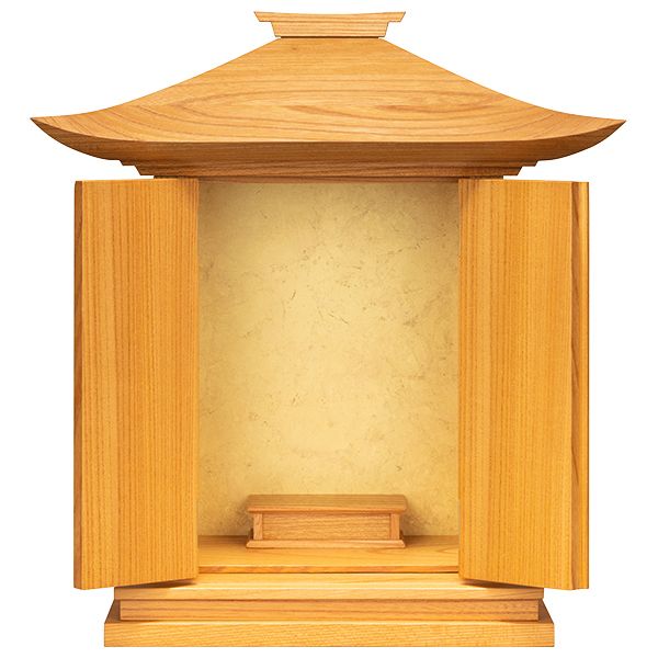 ALTE MEISTER 勝常 縦型 黄明色 仏壇 ミニ仏壇 手元供養 仏具 仏壇用品 工房厨子|総合通販PREMOA 店
