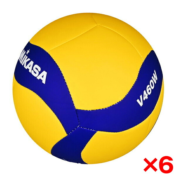 【6個セット】MIKASA V460W レジャー用バレーボール 4号｜総合通販PREMOA 店