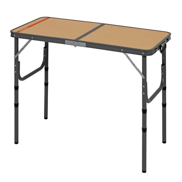 UC-589 キャンプアウト アルミフォーウェイテーブル 90&times;45cm (タン&times;ダークグレー) CAPTAIN STAG｜総合通販PREMOA 店