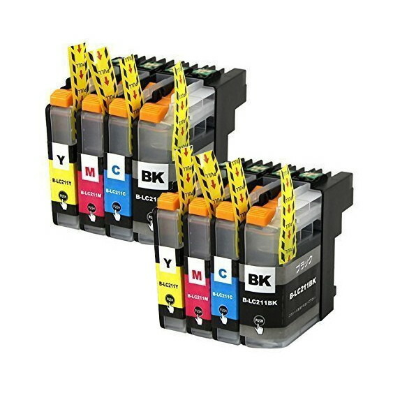 楽天市場 ウルマックス Lc211 4pk 2 4色セット Brother ブラザー 互換インク Bkのみ顔料他は染料 メーカー直送 総合通販premoa 楽天市場店