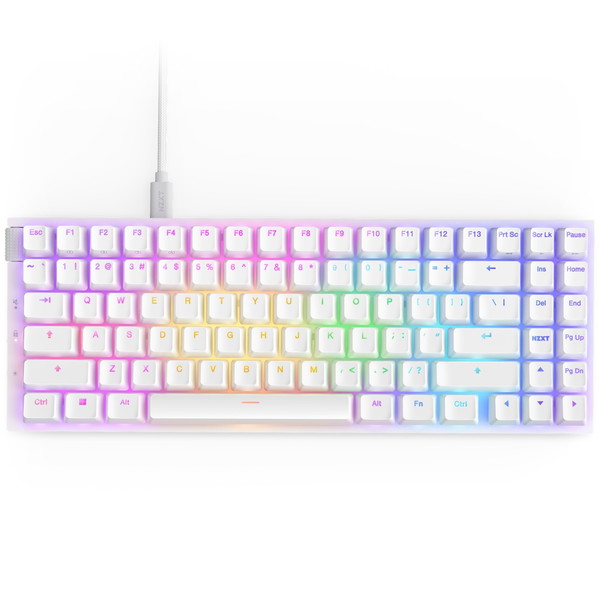 NZXT FUNCTION ゲーミングキーボード ホワイト Function 2 MiniTKL | NZXT Gaming Optical Keyboard