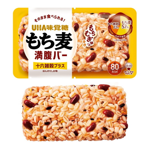 楽天市場】UHA味覚糖 もち麦満腹バー十六雑穀プラス : XPRICE