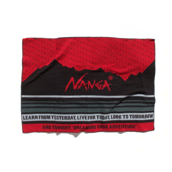 ナンガ STARRY SKY BLANKET RED SKY 140cm×100cm NA2244-3Z404 N1SFRSX3 NANGA スタリースカイブランケット