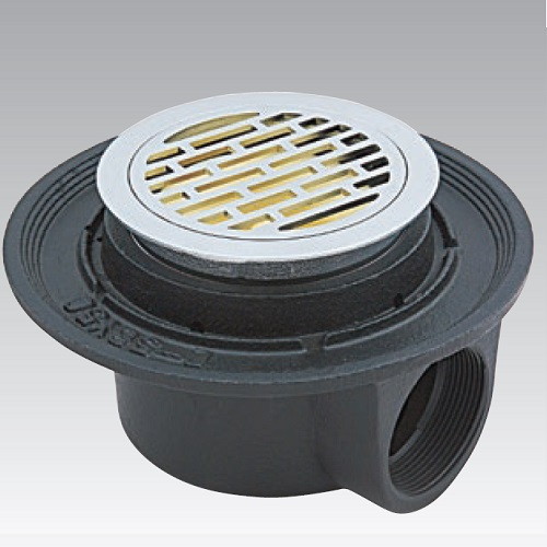 アウス 防水用床排水トラップ・普及型 D-5BS 1個 アウス D-5AZ 横引式・床排水トラップ