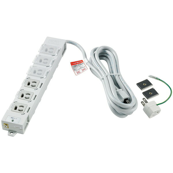 OAT-JPC63B ELPA [カバー付事務所向けタップ 6個口 3m]