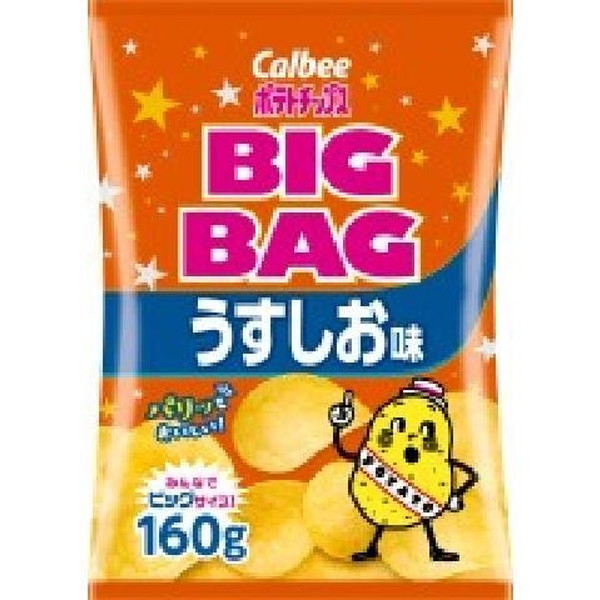 カルビー ポテトチップス うすしお味 ビッグ 160g x12 メーカー直送 プレゼント ギフト