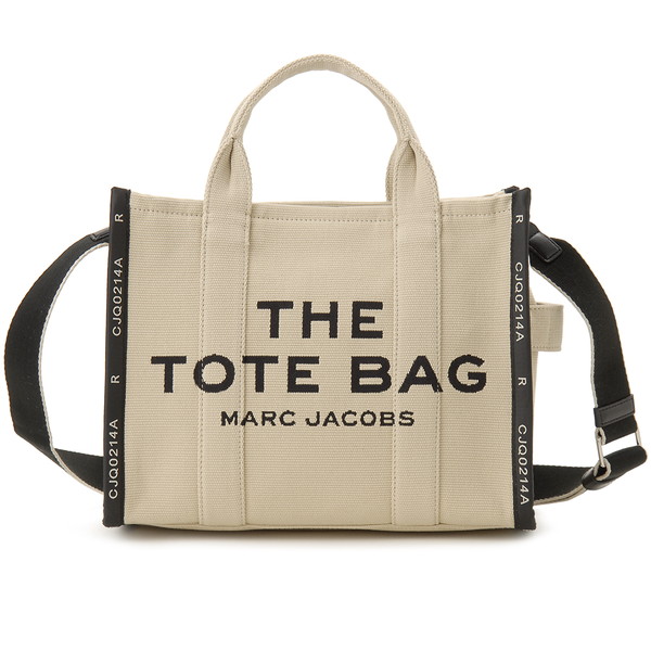 MARC JACOBS マークジェイコブス トートバッグ ザ トート ベージュ M0017027 263 THE TOTE BAG JACQUARD MEDIUM TOTE WARM SAND ブランド 誕生日 新生活 クリスマス プレゼント ギフト 【並行輸入品】
