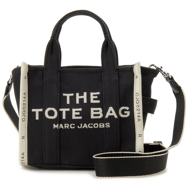 MARC JACOBS マークジェイコブス トートバッグ ザ トート ブラック 黒 M0017025 001 THE TOTE BAG JACQUARD SMALL TOTE BLACK ブランド 誕生日 新生活 クリスマス プレゼント ギフト 【並行輸入品】|総合通販PREMOA 店