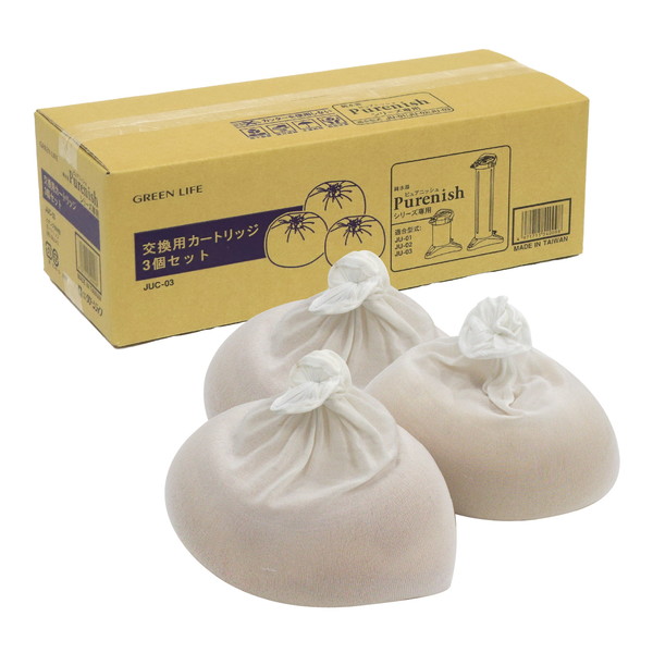 JUC-03 GREEN LIFE [交換用カートリッジ3個セット (ピュアニッシュ用)] メーカー直送｜総合通販PREMOA 店