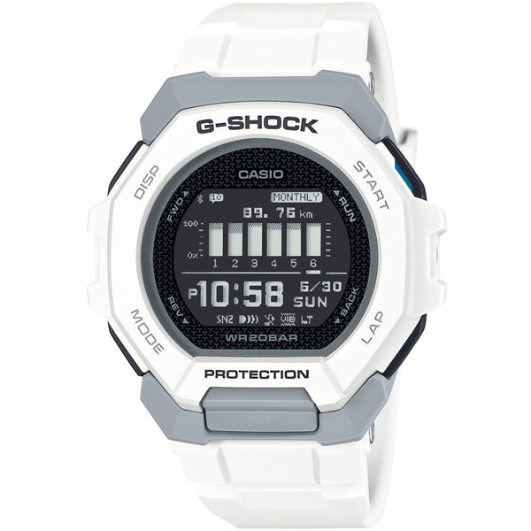 腕時計 時計 CASIO カシオ G-SHOCK メンズ GBD-300-7JF Gショック GSHOCK ジーショック G-SQUAD ホワイト 白 クォーツ ウォッチ 誕生日 新生活 父の日 クリスマス ギフト プレゼント GBD3007JF