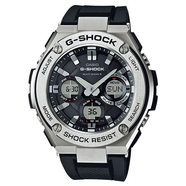CASIO G-SHOCK 黒 レザーベルト Gstーw130L GST-W130L-1AJF Casio G-Shock
