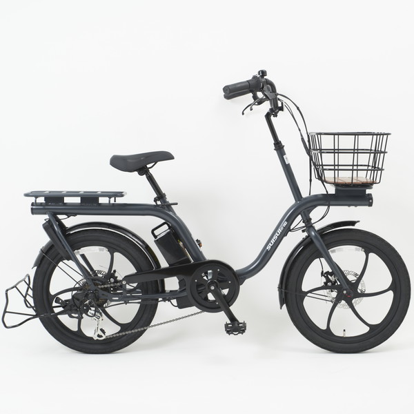 SUISUIα2 20インチ電動アシスト自転車 (マットダークグレー) KAIHOU BM-5C206MDG【送料無料】 (BM5C206MDG) 4573197774161.jpg