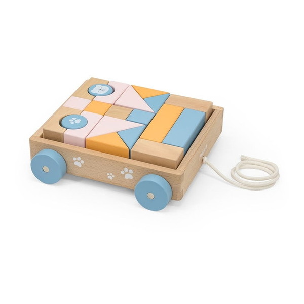 楽天市場】ミッキィ社 ミニワゴン 赤 MICKI 【木のおもちゃ 木製