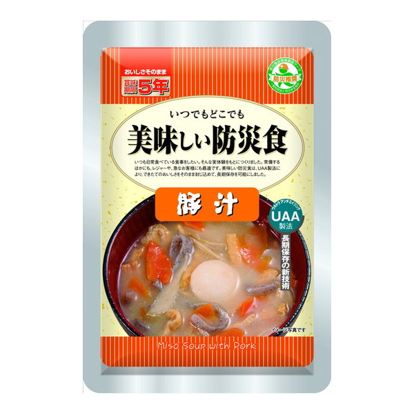 美味しい防災食 豚汁 1ケース50袋入り アルファフーズ｜総合通販PREMOA 店