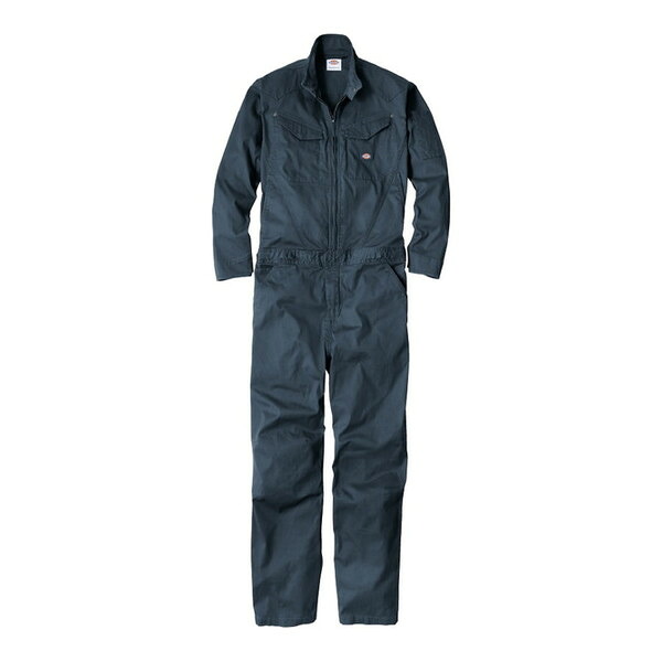 D916 ネイビー XS Dickies ストレッチヘリンボーン [ツナギ]