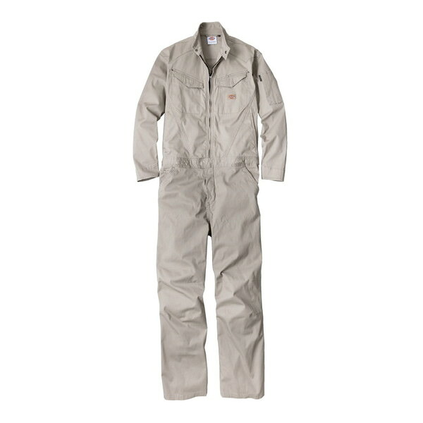 D916 アッシュ M Dickies ストレッチヘリンボーン [ツナギ]