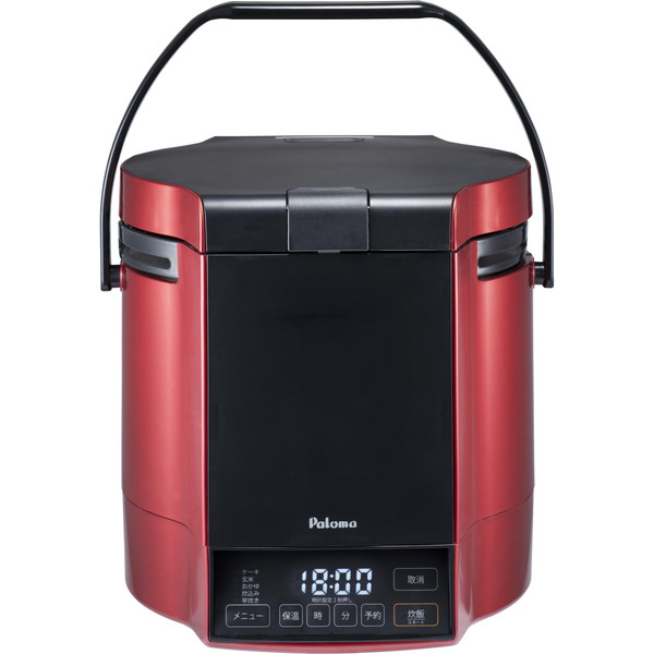 炊飯器 1升炊き パロマ Paloma PR-M18TRLP プレミアムレッド&times;ブラック 黒 炊きわざ ガス炊飯器 プロパンガス用 新生活 エクプラ特選｜総合通販PREMOA 店
