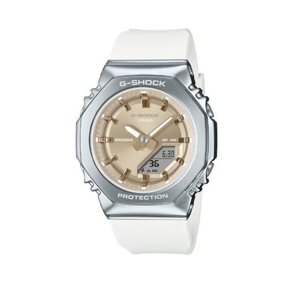 腕時計 時計 CASIO カシオ G-SHOCK レディース メンズ ユニセックス GM-S2110-7A9JF Gショック GSHOCK ジーショック クォーツ ウォッチ シルバー ホワイト 誕生日 新生活 クリスマス プレゼント ギフト GMS21107A9JF