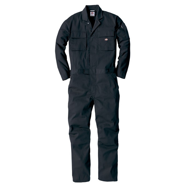 D766 ネイビー 4L Dickies [T/Cストレッチツナギ]