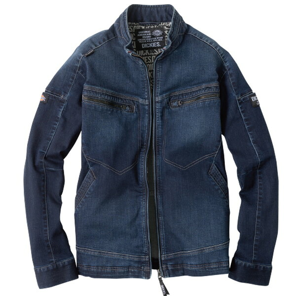 D2900 INDIGO XS Dickies インディゴ [ストレッチシルキーデニムジャケット]