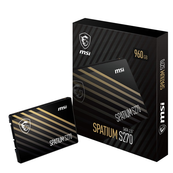 MSI SPATIUM S270 SATA 2.5 960GB MSI [SATA 2.5インチ SSD]【KK9N0D18P】