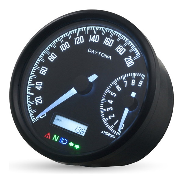 楽天市場】デイトナ D48139 VELONA スピードメーター 液晶タコメーター