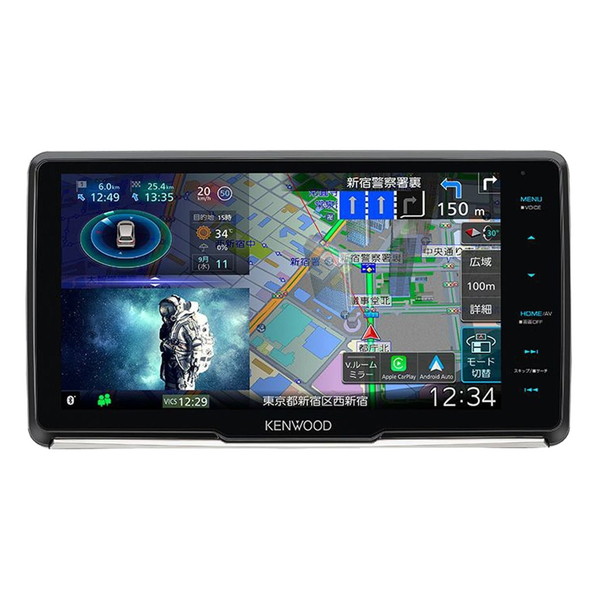 MDV-M911HDF KENWOOD 彩速ナビ [9V型 フルセグチューナー内蔵DVD/USB/SD AVナビゲーション]