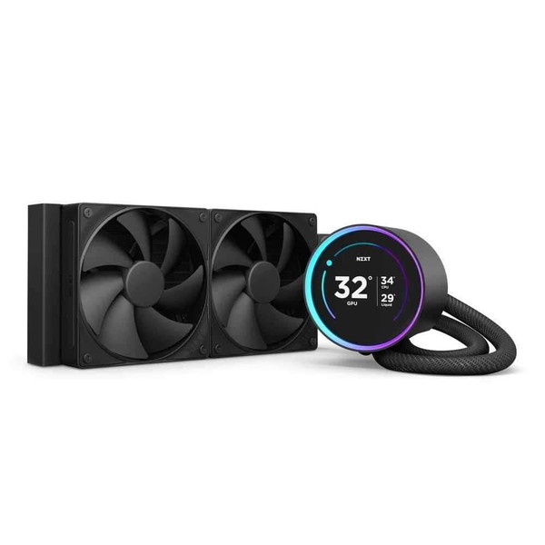 RL-KN24E-B2 NZXT ブラック Kraken Elite 240 v2 Black [簡易水冷CPUクーラー]【KK9N0D18P】