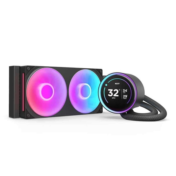 RL-KR24E-B2 NZXT ブラック Kraken Elite 240 RGB v2 Black [簡易水冷CPUクーラー]【KK9N0D18P】