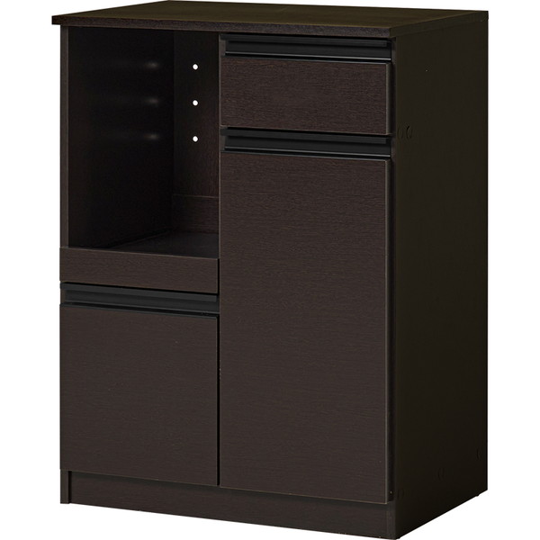 VKC-7142DBR キッチンカウンター 萩原 ダークブラウン メーカー直送
