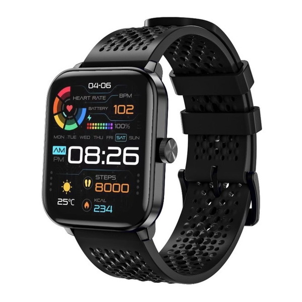 スマートウォッチ スマートR F-19 ブラック 黒 腕時計 時計 レディース メンズ 防水 運動 睡眠 血中酸素 心拍数 健康管理 誕生日 新生活 父の日 母の日 敬老の日 クリスマス ギフト プレゼント F19