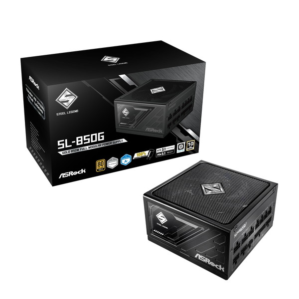 SL-850G ASRock ブラック Steel Legend [電源ユニット (850W)]【KK9N0D18P】