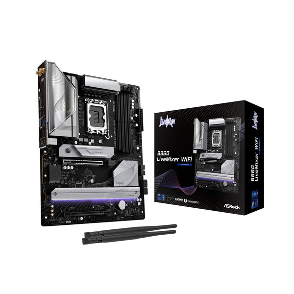 B860 LiveMixer WiFi ASRock [マザーボード]【KK9N0D18P】｜総合通販PREMOA 店