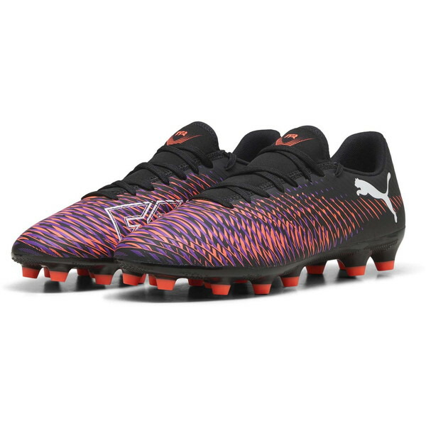 プーマサッカースパイク26.5cmブラック/オレンジ/パープル PUMA プーマ ウルトラ 5 アルティメット F1 FG(ブラック