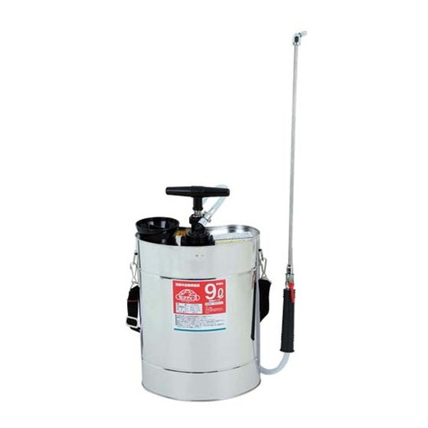 肩掛半自動噴霧器 9L 樹脂ポンプ セフティー3