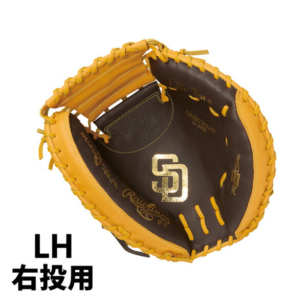 ローリングス 野球 軟式用グローブ(捕手) ハイパーテック MLB 2AC SPD パドレス 右投げ用 Rawlings