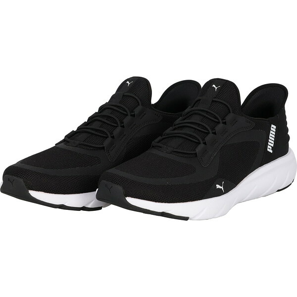 プーマ ランニングシューズ SOFTRIDE フレックス レース EASE IN ALT ワイド ブラック 26.0cm 311996 01 PUMA