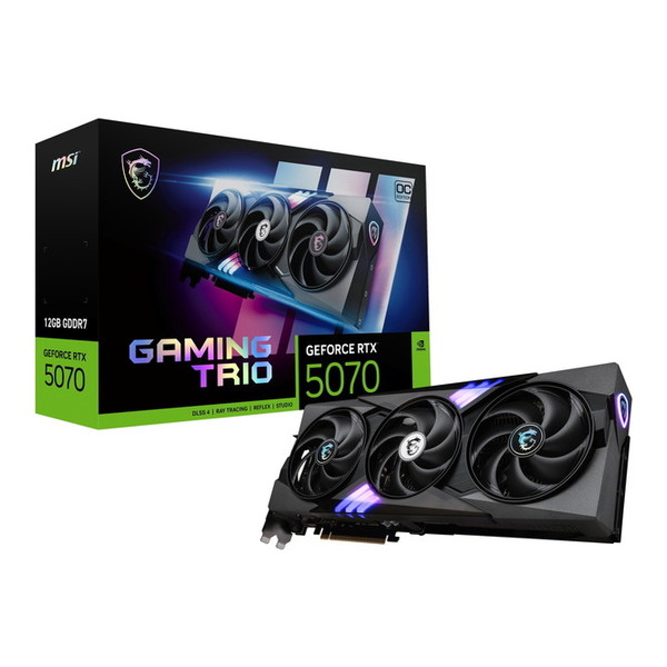 楽天市場】MSI GeForce RTX 5070 12G GAMING TRIO OC