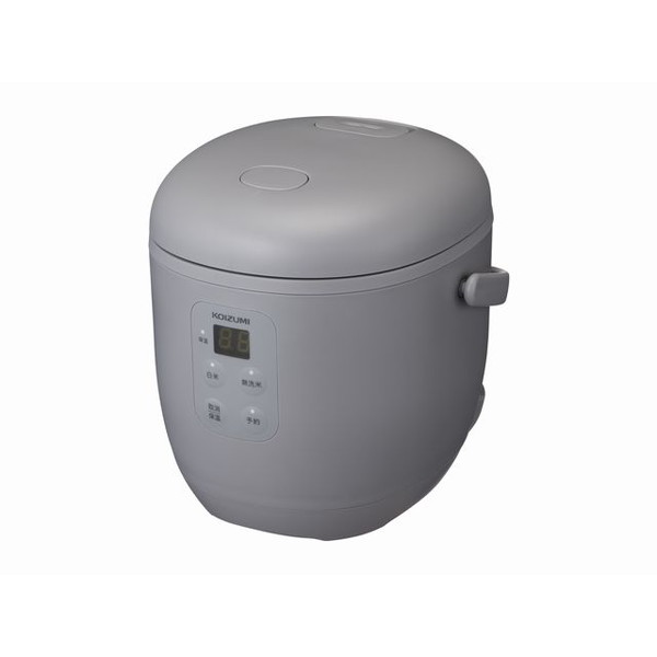 炊飯器 0.5合 1合 1.5合 コイズミ KSC1514H グレー ライスクッカー ミニ 0.5~1.5合 一人暮らし エクプラ特選|総合通販PREMOA 店