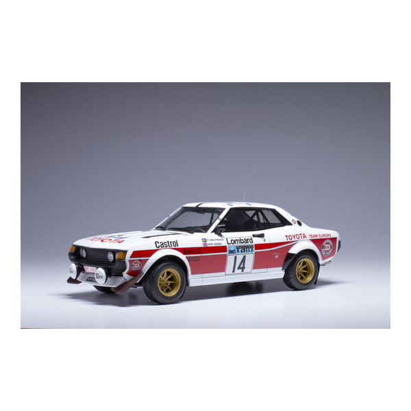 トヨタ セリカ 2000GT(RA21)RACラリー1977年 #14 P-I.ワルフリッドソン/J.ジェンセン 18RMC189B イクソモデル [1/18 ミニカー]