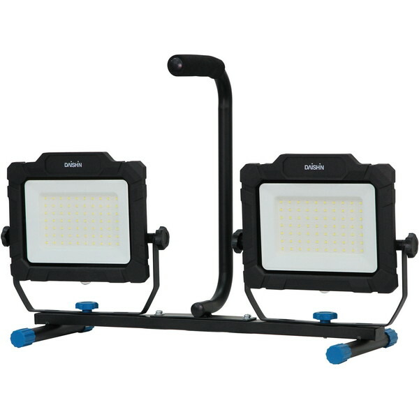 楽天市場】大進 DFL-A50W [コンセント式薄型LED投光器50W×2三脚