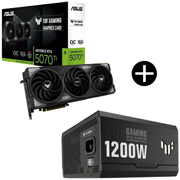 楽天市場】ASUS TUF-RTX5070TI-O16G-GAMING グラフィックボード + TUF  