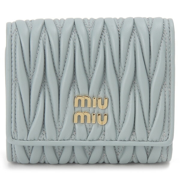 3連休限定お値下げ！⭐︎美品⭐︎MIU MIU グリーン 三つ折り財布 楽天市場】MIU MIU ミュウミュウ 三つ折り財布 財布 ペールグリーン 緑