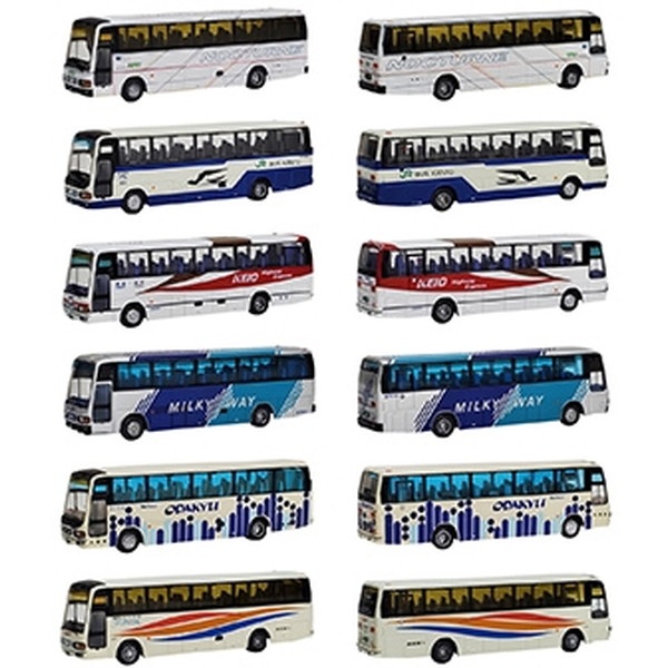 トミーテック バスコレクション スカニア　アストロメガTDX24 6個セット トミーテック 329145 ザ・バスコレクション スカニア アストロメガ