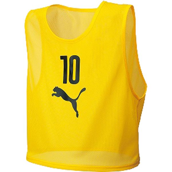 プーマ サッカーウエア ビブスセット 10枚組 サイバー イエロー XXS 920604 04 PUMA｜総合通販PREMOA 店
