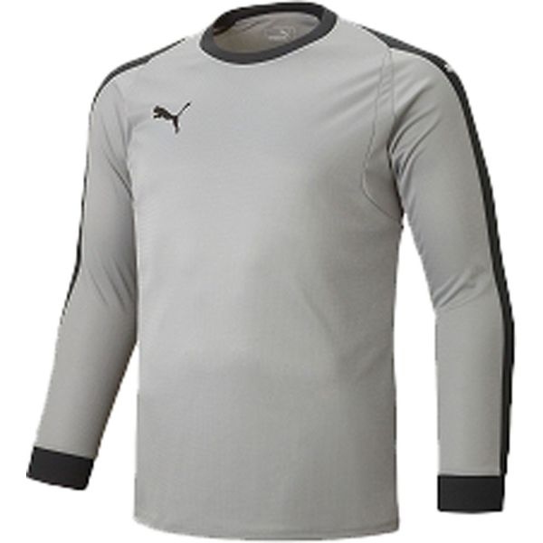 プーマ サッカーウエア LIGA ジュニア GK シャツ パッドツキ シルバー×ブラック 160 729966 05 PUMA