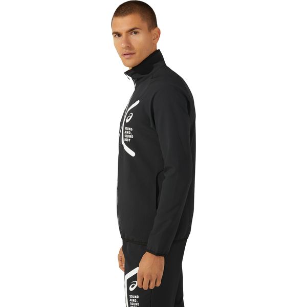 スポーツウエア TEAM HEX DRY CROSS JACKET PERFORMANCE BLACK 3XL 2031E052 001 アシックス