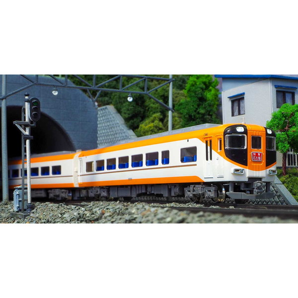 32000 近鉄12600系(新塗装・貫通路開扉パーツ付き)増結4両編成セット(動力無し) グリーンマックス