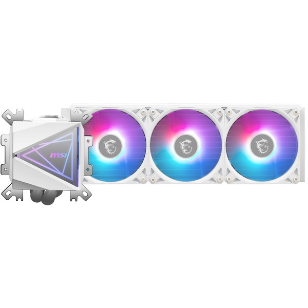MAG CORELIQUID I360 WHITE MSI ホワイト [簡易水冷CPUクーラー]【KK9N0D18P】｜総合通販PREMOA 店