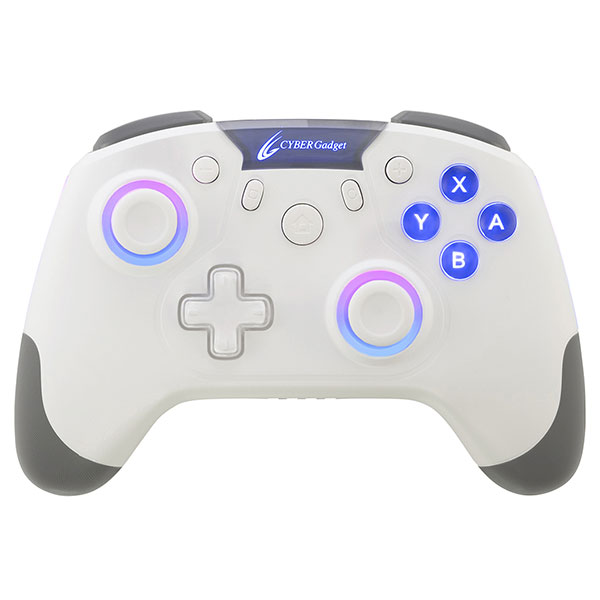 SWITCH用 ゲーミングコントローラー HG 無線タイプ CY-NSOGCWL-WH サイバーガジェット